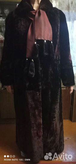 Шуба мутоновая новая
