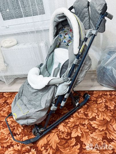 Детские санки коляска