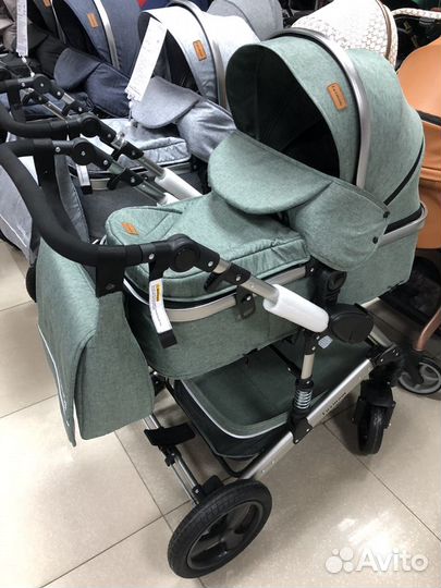 Коляска трансформер 2в1 luxmom 555