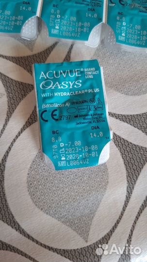 Линзы контактные acuvue oasys двухнедельные