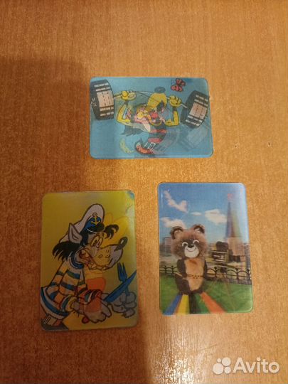 Календарики СССР переливные и стерео