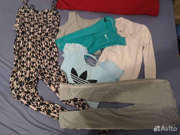 Вещи пакетом для девочки 130 140
