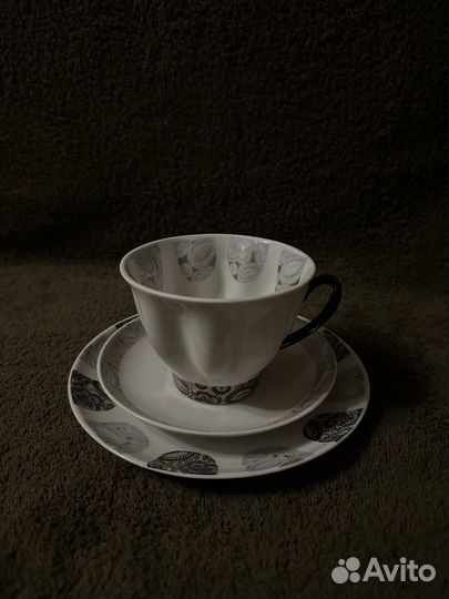 Коллекционная большая чайная тройка лфз