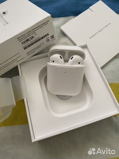 Оригинальные наушники Apple airpods 2