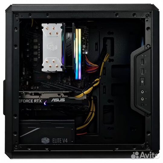 Игровой пк Ryzen 5600 + RTX3050 DDR4-16Gb