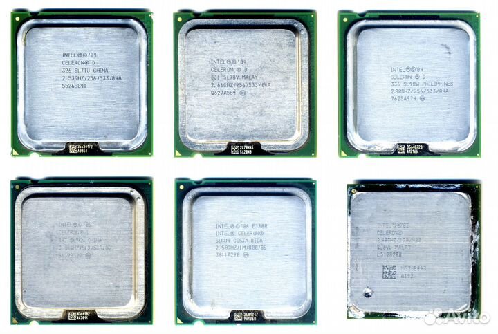 Процессоры Intel Socket 775, Socket 478