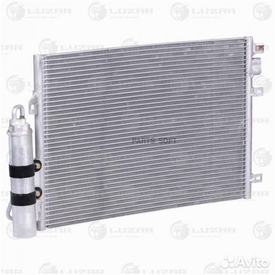 Радиатор кондиционера Рено Логан 04