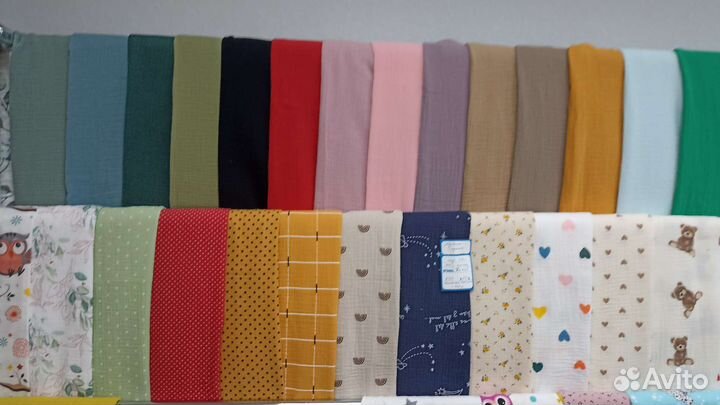 Ткань Муслин 2 х. слойный