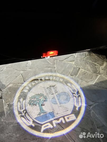 Подсветка проекция в двери Mercedes 4шт