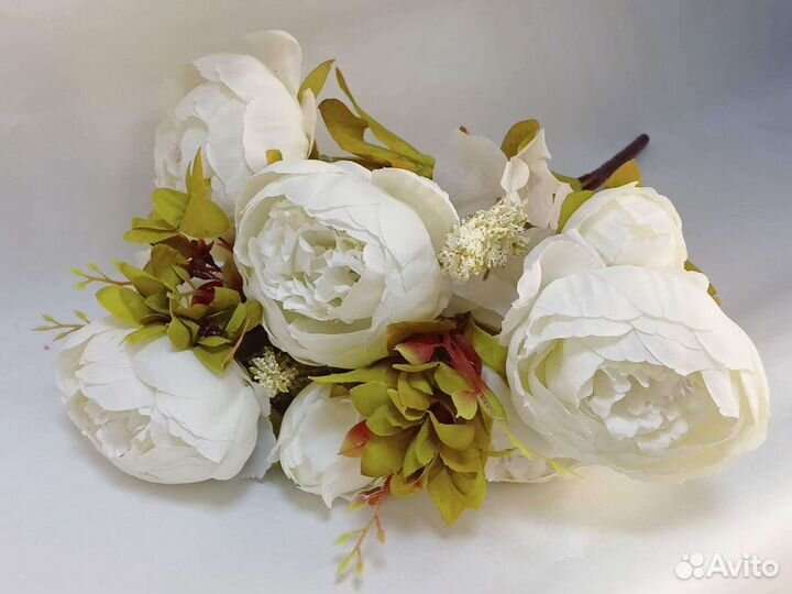 Пионы. Искусственные цветы