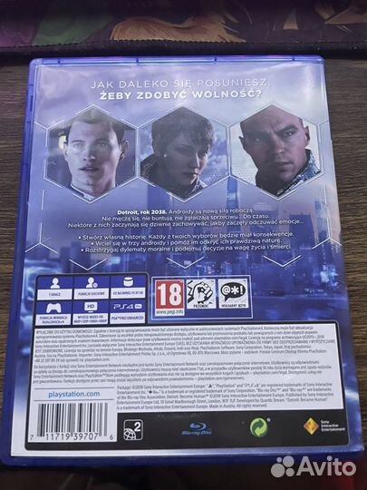 Detroit become human ps4 диск