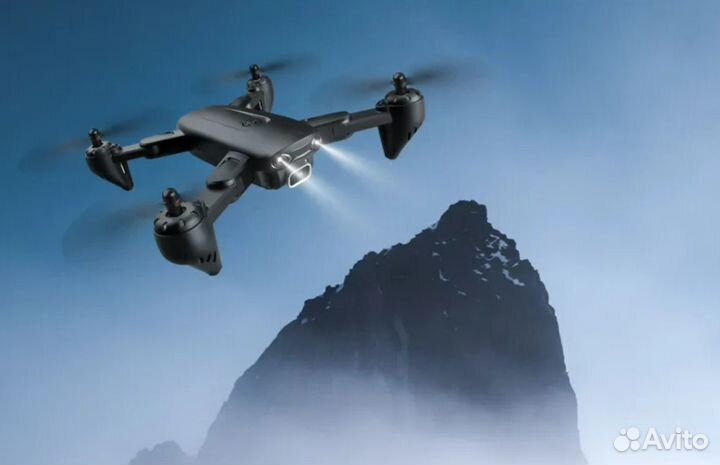 Дрон F6 с камерой 4K, Wi-Fi, GPS + 2 км + 3 акб