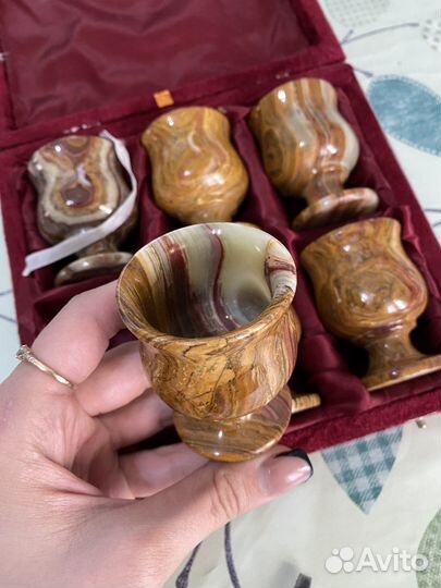 Набор рюмок из оникса