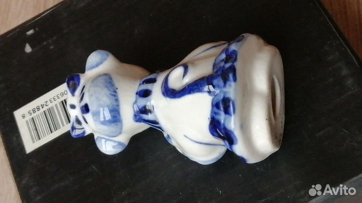 Фигурка, коровы, Гжель