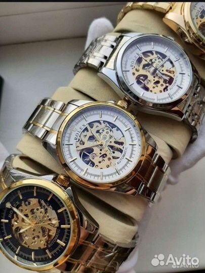 Часы rolex скелетоны полулюкс новые