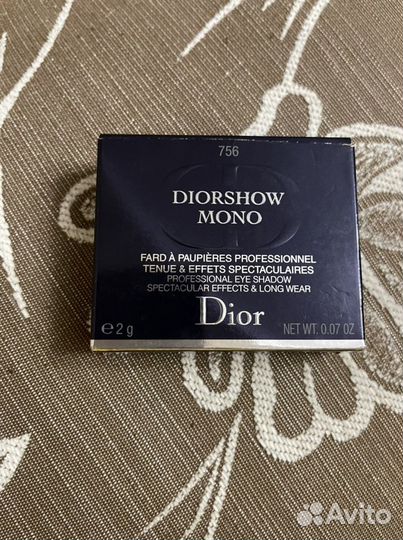 Dior тени оригинал б/у