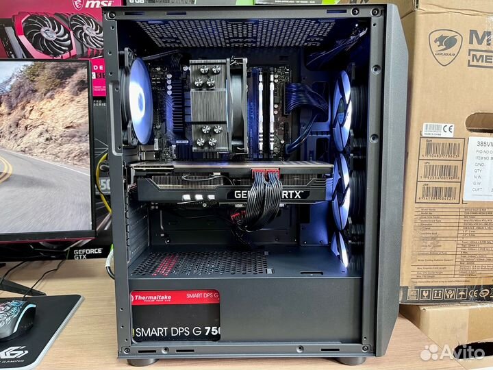 Мощный пк Core i5-12400+RTX3080 10Gb+32Gb DDR4
