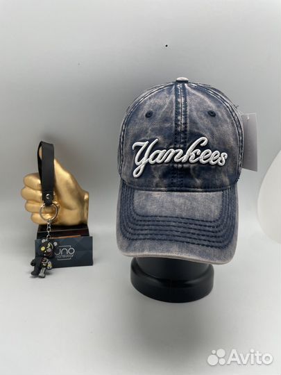 Бейсболка. Кепка джинсовая Yankees