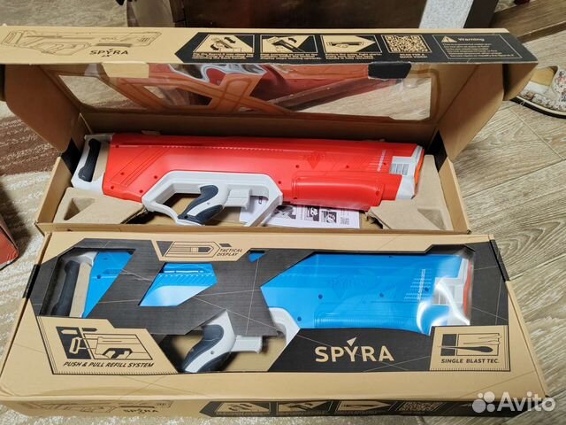 Spyra three красный + синий в одиночных коробках