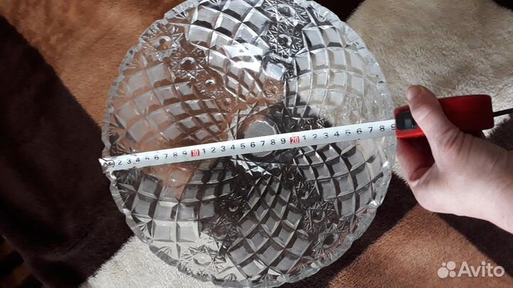 Ваза хрустальная большая СССР