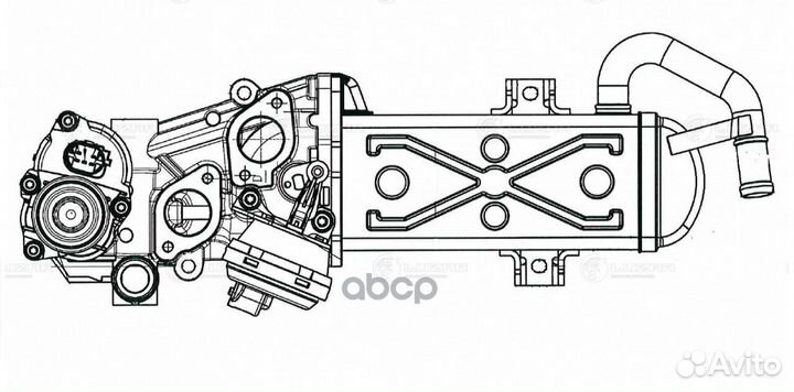 Клапан EGR lreg1808 luzar