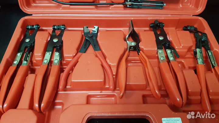 Набор съемников всех типов хомутов Rossvik