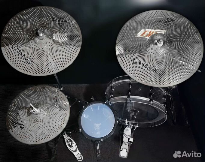 Комплект тихих тарелок Chang JLess 14-18-18 Silver