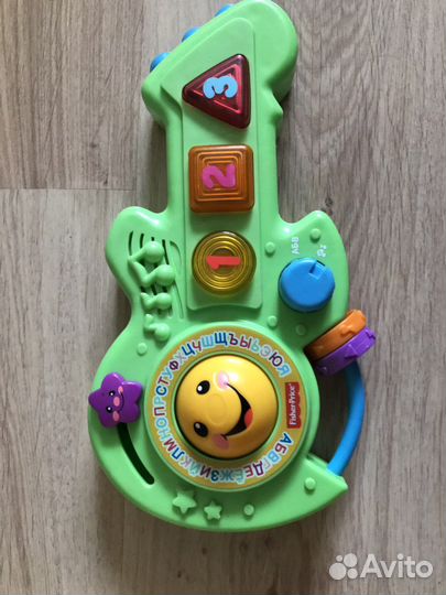 Игрушка Ферма chicco и гитара fisher price