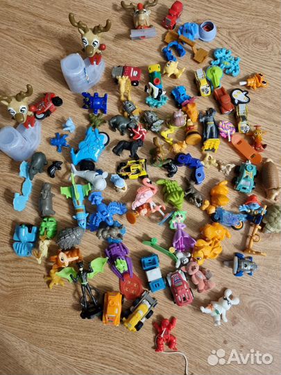 Игрушки из киндер сюрприза пакетом