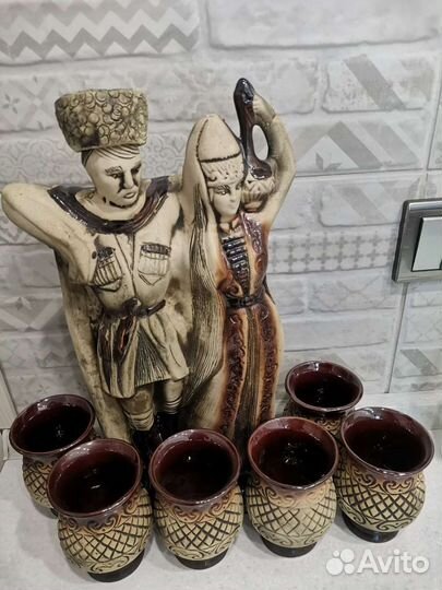 Набор из графина и 6 чарок