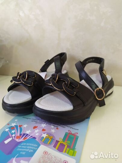 Босоножки женские 35 размер черные blessbox