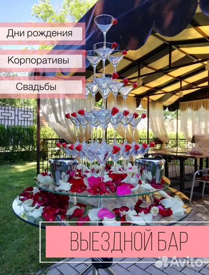 Выездной бар / Пирамида из Шампанского