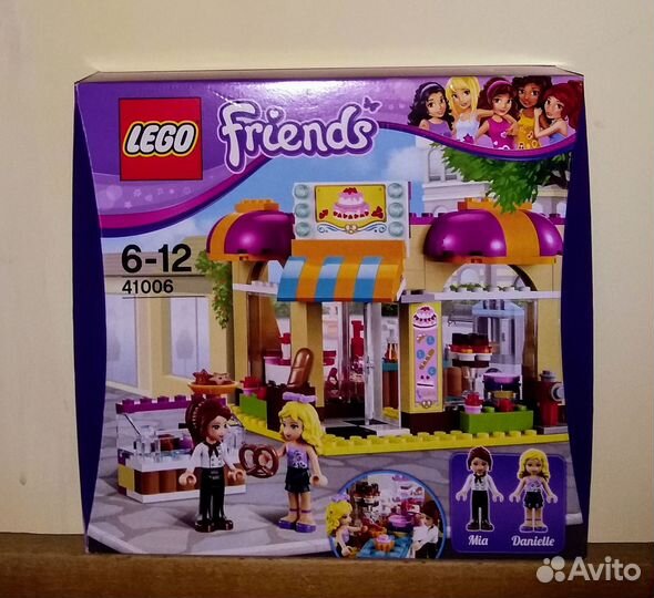 Lego friends набор 41006 центральная кондитерская