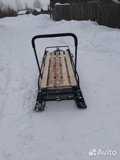Сани волокуши для снегохода
