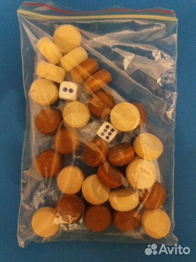 Нарды малые натуральное дерево