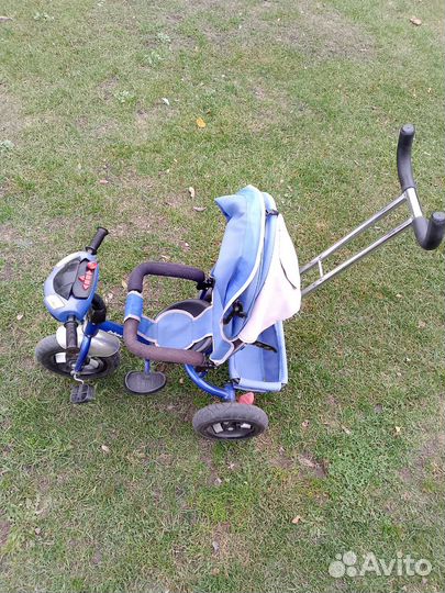 Детский велосипед с ручкой