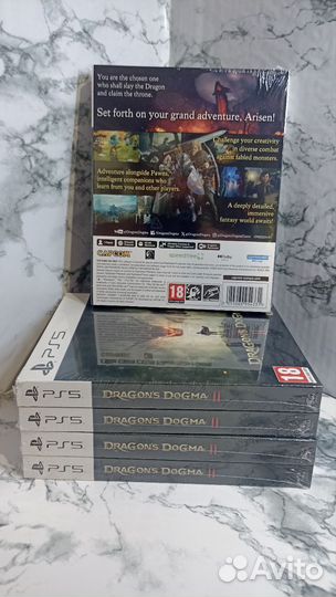 Dragon's Dogma 2 Steelbook,ps5 рус суб. Новые