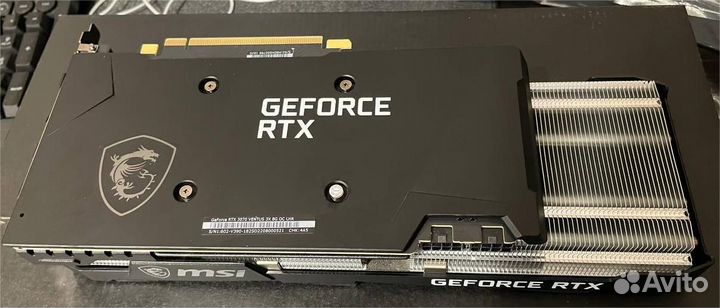 Видеокарта RTX MSI ventus 3x RTX 3070 8gb OC