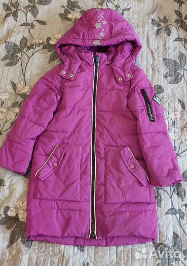 Пальто демисезонное для девочки 116
