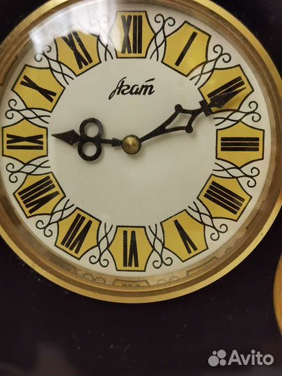 Настольные заводные часы Агат СССР