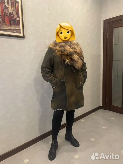 Дубленка натуральная женская 52- 54 размер