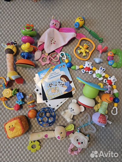 Детские игрушки #2 пакетом для малыша до года