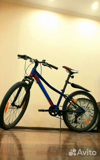 Велосипед гигант подростковый синий