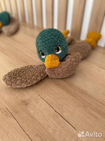 Плюшевые Утки -гуси игрушки ручной работы