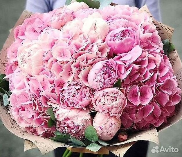 Пионы Букет пионов Доставка цветов
