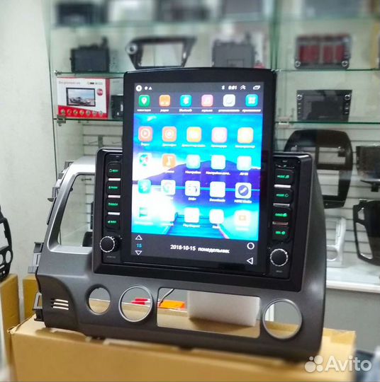 Магнитола Android Tesla Honda Civic 4D