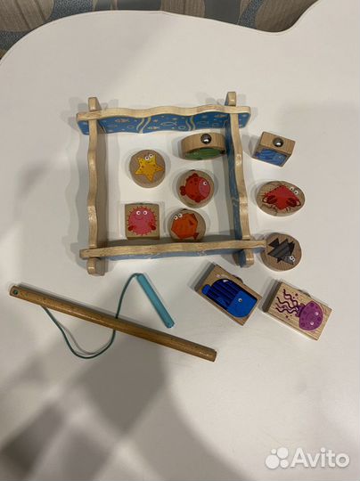 Развивающие деревянные игрушки пакетом