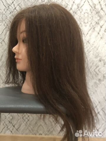 Голова манекен натуральные волосы