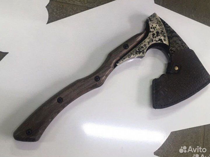 Топор Сварог + чехол из кожи