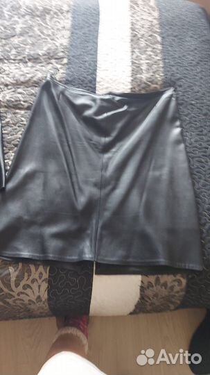 Кожаная юбка